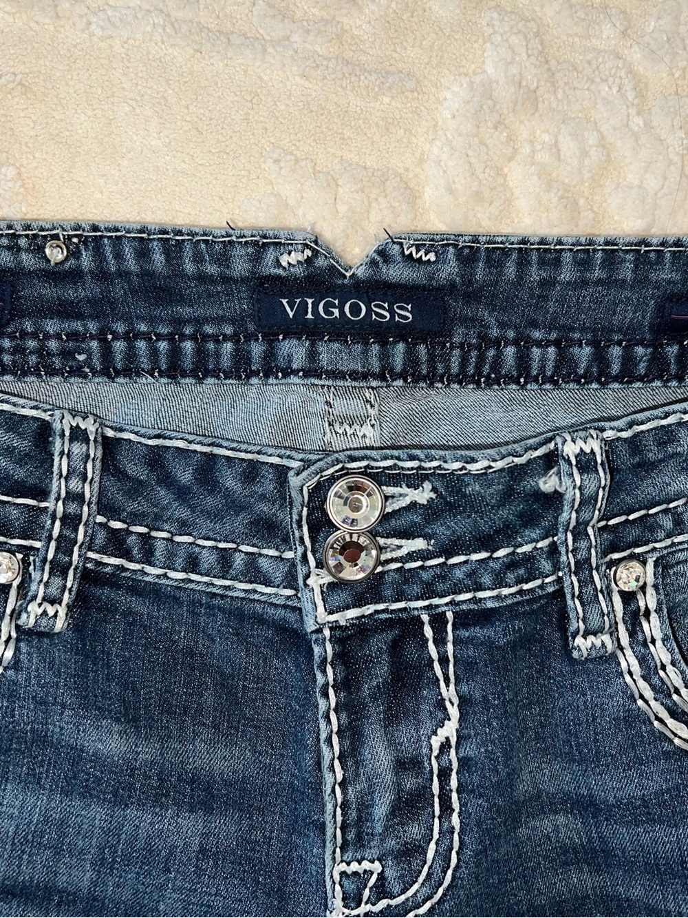 Buckle Vigoss Women’s Blue Boot Cut Jeans! Size 11/12 Length 33. Excellent - Picture 3 of 16